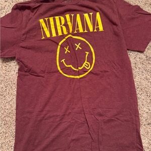 Nirvana Maroon Graphic T-Shirt